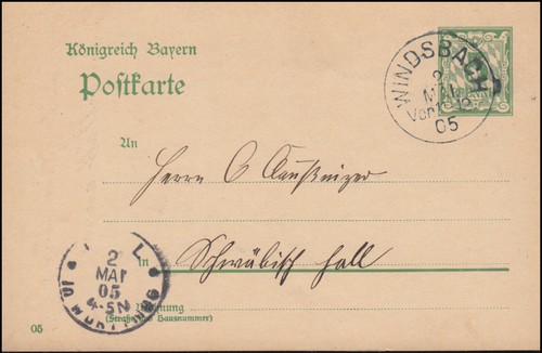 Bayern postkarte 03 - p, von
