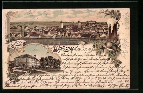 Lithographie windsbach - lithographie,