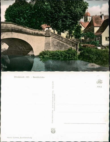 Ansichtskarte windsbach - ansichtskarte,