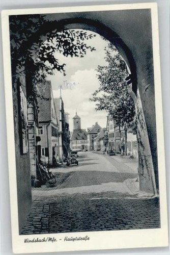 Windsbach hauptstrasse 1956 - windsbach,