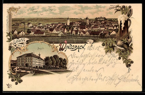 Lithographie windsbach - lithographie,