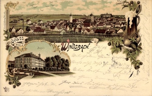 Litho windsbach mittelfranken - litho,