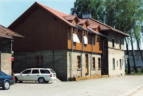 Foto bahnhof windsbach - windsbach, 05/2002