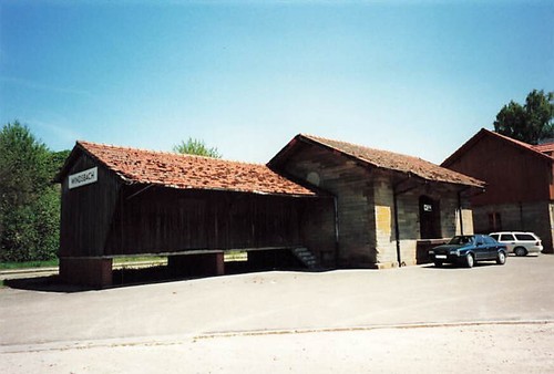 Foto bahnhof windsbach - bahnhof, 05/2002
