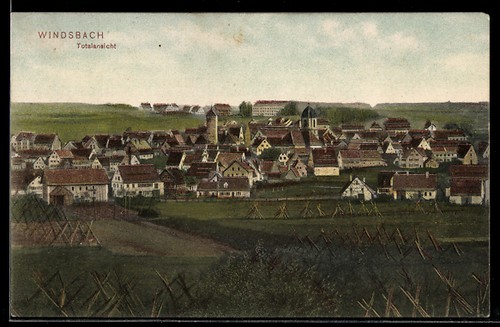 Ansichtskarte windsbach - ansichtskarte,